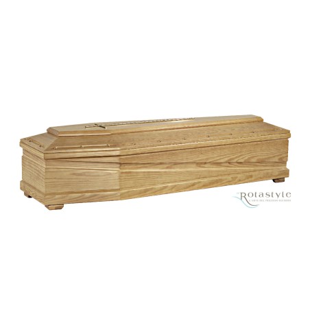 COFFIN CASKET YELLOW PINE DISTRIBUTED FOR FUNERAL HOMES 100% MADE IN ITALY