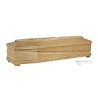 COFFIN CASKET YELLOW PINE DISTRIBUTED FOR FUNERAL HOMES 100% MADE IN ITALY