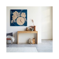 Wall clock CRISTALLO DI LUCE blu