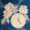 INLAID WALL CLOCK DISTRIBUTED FOR FUNERAL HOMES & CREMATION 100% MADE IN ITALY