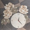 INLAID WALL CLOCK DISTRIBUTED FOR FUNERAL HOMES & CREMATION 100% MADE IN ITALY