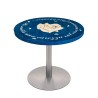 Round table CRISTALLO DI LUCE blu