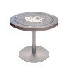 INLAID ROUND TABLE DISTRIBUTED FOR FUNERAL HOMES & CREMATION 100% MADE IN ITALY