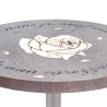 INLAID ROUND TABLE DISTRIBUTED FOR FUNERAL HOMES & CREMATION 100% MADE IN ITALY