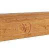 COFFIN CASKET CALLA ENGRAVED YELLOW PINE DISTRIBUTED FOR FUNERAL HOMES 100% MADE IN ITALY