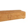 COFFIN CASKET VIRGIN MARY ENGRAVED YELLOW PINE DISTRIBUTED FOR FUNERAL HOMES 100% MADE IN ITALY