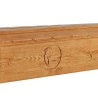 COFFIN CASKET VIRGIN MARY ENGRAVED YELLOW PINE DISTRIBUTED FOR FUNERAL HOMES 100% MADE IN ITALY