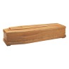 COFFIN CASKET AMERICAN OAK DISTRIBUTED FOR FUNERAL HOMES 100% MADE IN ITALY