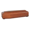 COFFIN CASKET SAPELE MAHOGANY DISTRIBUTED FOR FUNERAL HOMES 100% MADE IN ITALY