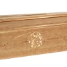 COFFIN CASKET BRASS ACCESSORY YELLOW PINE PRODUCED & DISTRIBUTED BY ROTASTYLE 100% MADE IN ITALY