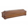 COFFIN CASKET LUX CONICAL WALNUT DOVETAIL DISTRIBUTED FOR FUNERAL HOMES 100% MADE IN ITALY