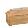 COFFIN CASKET LUX DOVETAIL AMERICAN OAK DISTRIBUTED FOR FUNERAL HOMES 100% MADE IN ITALY