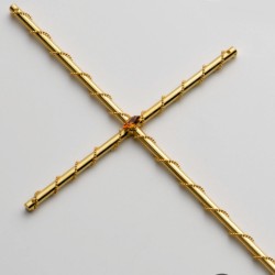 BRASS CROSS ORIONE FOR COFFIN CASKET DISTRIBUTED FOR FUNERAL HOMES 100% MADE IN ITALY