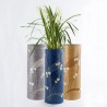 Inlaid planter CILIEGIO IN FIORE BLU