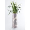 Inlaid planter CILIEGIO IN FIORE GRIGIO