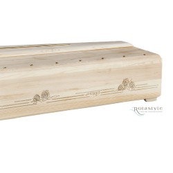 ATAUD FERETRO DISEÑO LASER DISTRIBUIDO PARA FUNERARIAS Y TANATORIOS 100% ITALIANO