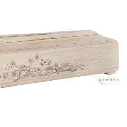 ATAUD FERETRO DISEÑO LASER DISTRIBUIDO PARA FUNERARIAS Y TANATORIOS 100% ITALIANO