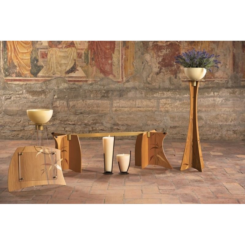 FUNCTIONAL INLAID WOOD FURNISHINGS FLAUTI DISTRIBUTED FOR FUNERAL HOMES 100% MADE IN ITALY