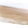 COFFIN CASKET AMERICAN OAK INLAID DISTRIBUTED FOR FUNERAL HOMES 100% MADE IN ITALY