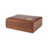 COFFIN CASKET DOVETAIL MAHOGANY DISTRIBUTED FOR FUNERAL HOMES 100% MADE IN ITALY