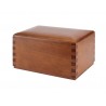 COFFIN CASKET DOVETAIL MAHOGANY DISTRIBUTED FOR FUNERAL HOMES 100% MADE IN ITALY