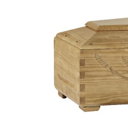 COFFIN CASKET DOVETAIL DISTRIBUTED FOR FUNERAL HOMES 100% MADE IN ITALY