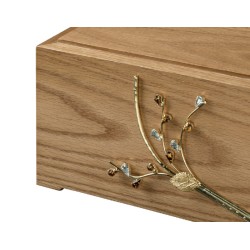 CINERARY URN BRASS DECORATION DISTRIBUTED FOR FUNERAL HOMES 100% MADE IN ITALY & CREMATION