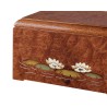 INLAID CINERARY URN DISTRIBUTED FOR FUNERAL HOMES & CREMATION 100% MADE IN ITALY