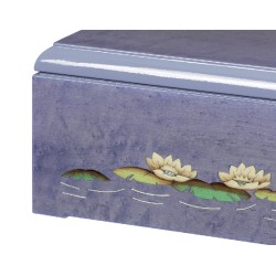 INLAID CINERARY URN DISTRIBUTED FOR FUNERAL HOMES & CREMATION 100% MADE IN ITALY