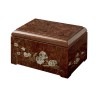 INLAID CINERARY URN DISTRIBUTED FOR FUNERAL HOMES & CREMATION 100% MADE IN ITALY