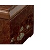 INLAID CINERARY URN DISTRIBUTED FOR FUNERAL HOMES & CREMATION 100% MADE IN ITALY