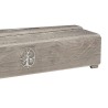 COFFIN CASKET BRASS DECOR YELLOW PINE PRODUCED & DISTRIBUTED BY ROTASTYLE 100% MADE IN ITALY