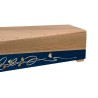 COFFIN CASKET AMERICAN OAK INLAID DISTRIBUTED FOR FUNERAL HOMES 100% MADE IN ITALY