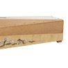 COFFIN CASKET AMERICAN OAK INLAID DISTRIBUTED FOR FUNERAL HOMES 100% MADE IN ITALY