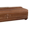 COFFIN CASKET INLAID MAHOGANY DISTRIBUTED FOR FUNERAL HOMES 100% MADE IN ITALY