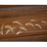 COFFIN CASKET INLAID WALNUT DISTRIBUTED FOR FUNERAL HOMES 100% MADE IN ITALY